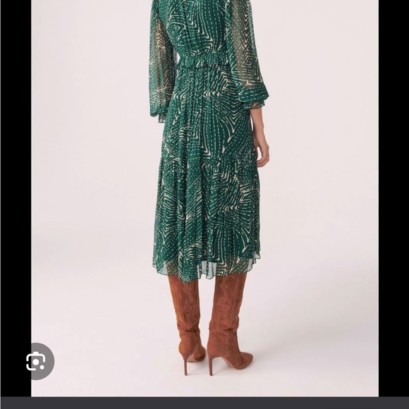 ba&sh Gabriela Printed Midi Dress - Picture 9 of 9